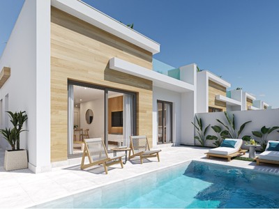 Chalet de obra nueva en venta en Jimenado, Jimenado, con 3 dormitorios, 2 baños, plaza de garaje y terraza