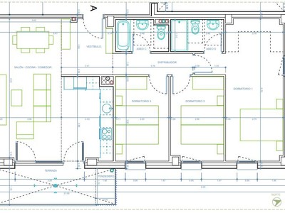 Piso en venta en Vitoria, Aretxabaleta, con 3 dormitorios, 2 baños, plaza de garaje y trastero