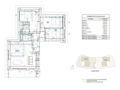Piso en venta en Vitoria, Aretxabaleta, con 3 dormitorios, 2 baños, plaza de garaje y terraza