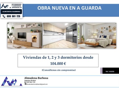 Piso en venta en A Guarda