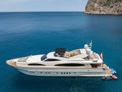 Superyate B4 Astondoa 102 GLX en alquiler en Ibiza