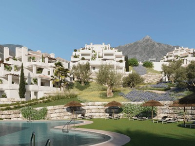 Apartamento en venta en Marbella, con 2 dormitorios, 2 baños, aseo, plaza de garaje y trastero