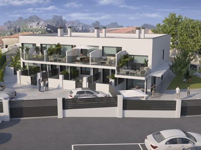 Adosado de obra nueva en venta en Camargo, Cacidedo De Camargo, con 2 dormitorios, 2 baños, plaza de garaje y terraza