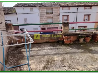 Terraza de la primera planta sobre el garaje