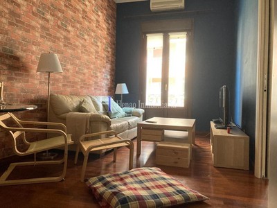 Piso en venta en Bilbao, Ensanche, con 1 dormitorio, baño, trastero y balcón