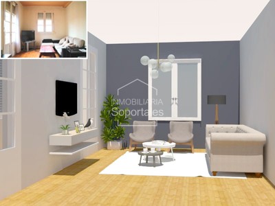 Piso en venta en Logroño, Av. De La Paz, con 4 dormitorios, baño, 4 balcones y terraza