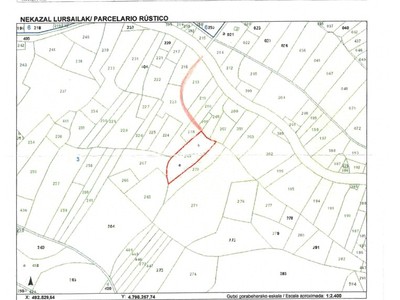 Terreno rural en venta en Zierbena