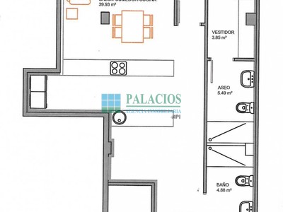 Apartamento en venta en Oviedo, La Florida, con 1 dormitorio y 2 baños