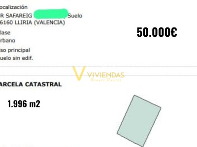 Terreno urbano en venta en Lliria, Urbanización Safareig