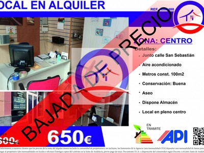 Local en alquiler en Dos Hermanas, Centro, con aseo