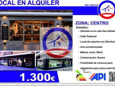 Local comercial en alquiler en Dos Hermanas, Centro
