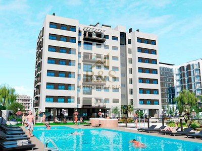 Piso de obra nueva en venta en Castellón De La Plana, con 3 dormitorios, 2 baños, plaza de garaje, trastero y terraza