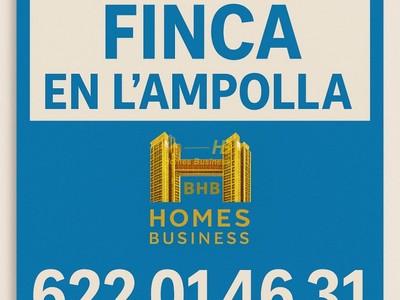 Finca rústica en venta en L Ampolla, Materet