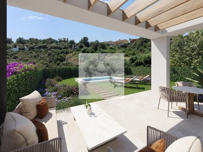 Adosado de obra nueva en venta en Manacor, con 3 dormitorios, 3 baños, 2 plazas de garaje, 49 terrazas y terreno