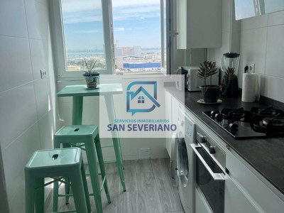 Piso en alquiler temporal en Cádiz, Segunda Aguada, con 3 dormitorios y baño