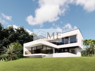 Chalet de obra nueva en venta en Sanxenxo, Aios, con 4 dormitorios, 4 baños y terreno