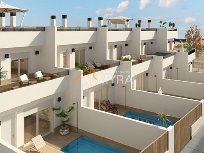 Adosado en venta en San Pedro Del Pinatar, con 3 dormitorios, 2 baños, plaza de garaje y terreno