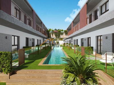 Bungalow de obra nueva en venta en Pilar De La Horadada, con 3 dormitorios, 2 baños, plaza de garaje y terreno