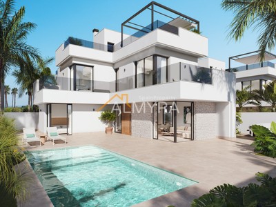 Villa en venta en Los Alcázares, Santa Rosalía, con 3 dormitorios, 4 baños y terreno