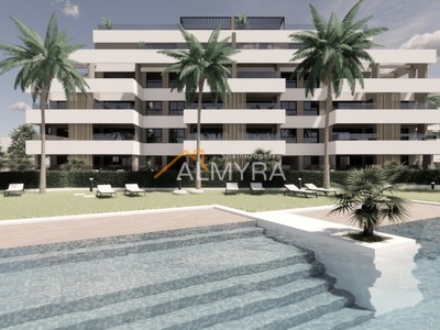 Apartamento en venta en Los Alcázares, Santa Rosalía, con 3 dormitorios, 2 baños, plaza de garaje, trastero y balcón