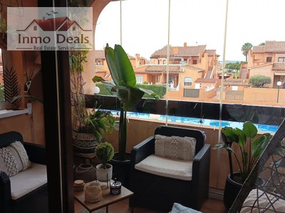 Bungalow en venta en Torrevieja, Aguas Nuevas, con 2 dormitorios, baño, trastero, balcón y terreno