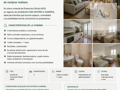 Piso en venta en Maspalomas, con 3 dormitorios, baño y aseo