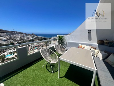 Apartamento en venta en Puerto Rico, con 1 dormitorio, baño, aseo, balcón y terraza