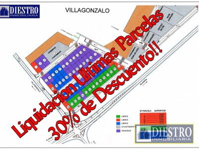 Parcela urbana en venta en Villagonzalo