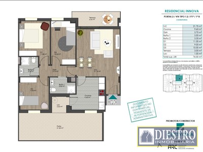 Piso en venta en Don Benito, Avd. Del Valle, con 3 dormitorios, 2 baños, plaza de garaje y terraza