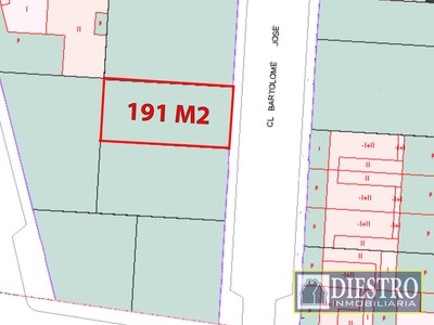 Parcela urbana en venta en Don Benito, Av. Canovas