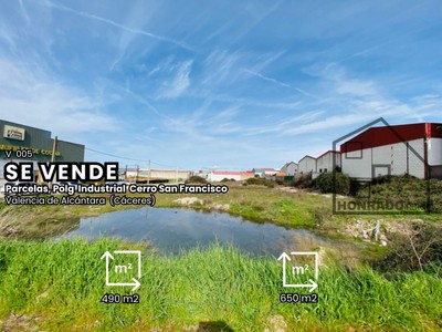 Terreno industrial en venta en Valencia De Alcantara, Poligono Industrial