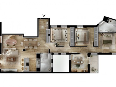 Piso en venta en Bilbao, Alameda Urquijo, con 4 dormitorios, 2 baños y 15 terrazas