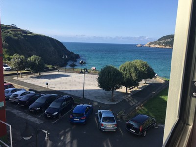 Apartamento en alquiler vacacional en Ortigueira, Porto De Espasante, con 2 dormitorios, baño y balcón