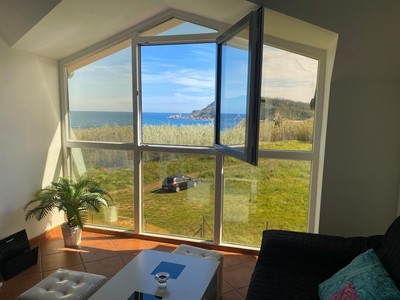 Apartamento en alquiler vacacional en Ortigueira, Porto De Espasante, con 2 dormitorios, 2 baños, plaza de garaje y balcón