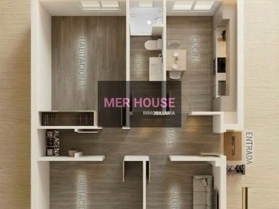 Apartamento en venta en Logroño, Oeste, con 2 dormitorios y baño