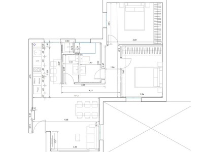 Piso en venta en Salamanca, con 2 dormitorios, baño y aseo
