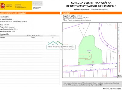Terreno industrial en venta en Motilla Del Palancar