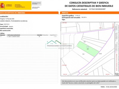 Terreno rural en venta en Pozoamargo