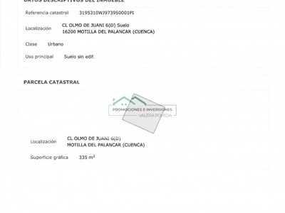 Finca rústica en venta en Motilla Del Palancar