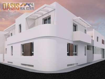 Casa de obra nueva en venta en San Bartolomé, con 2 dormitorios, baño, plaza de garaje, trastero y 2 balcones