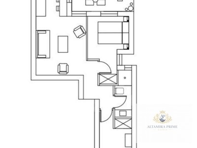 Ático en venta en Madrid, con 2 dormitorios, baño y terraza