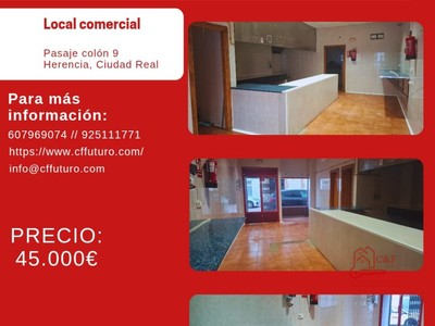 Local comercial en venta en Herencia, con baño