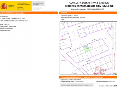 Parcela en venta en Alcanzar De San Juan