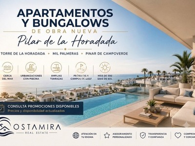 Apartamentos y Bungalows de Obra Nueva a la Venta en Costa de Pilar de la Horadada, Costa Blanca
