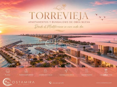 Apartamentos y Bungalows de Obra Nueva a la Venta en Torrevieja, Costa Blanca