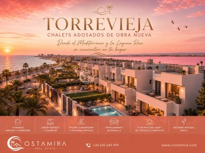 Chalets adosados de obra nueva a la Venta en Torrevieja, Costa Blanca