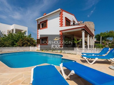 Holiday villa en holiday rentals en Ibiza, Puig Den Valls, con 4 dormitorios y 2 baños