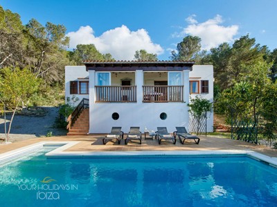 Holiday villa en holiday rentals en San Antonio, Buscastell, con 2 dormitorios y 2 baños