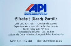Servicios financieros e inmobiliarios Elisabeth Bosch Zorrilla