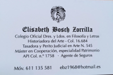 Servicios financieros e inmobiliarios Elisabeth Bosch Zorrilla